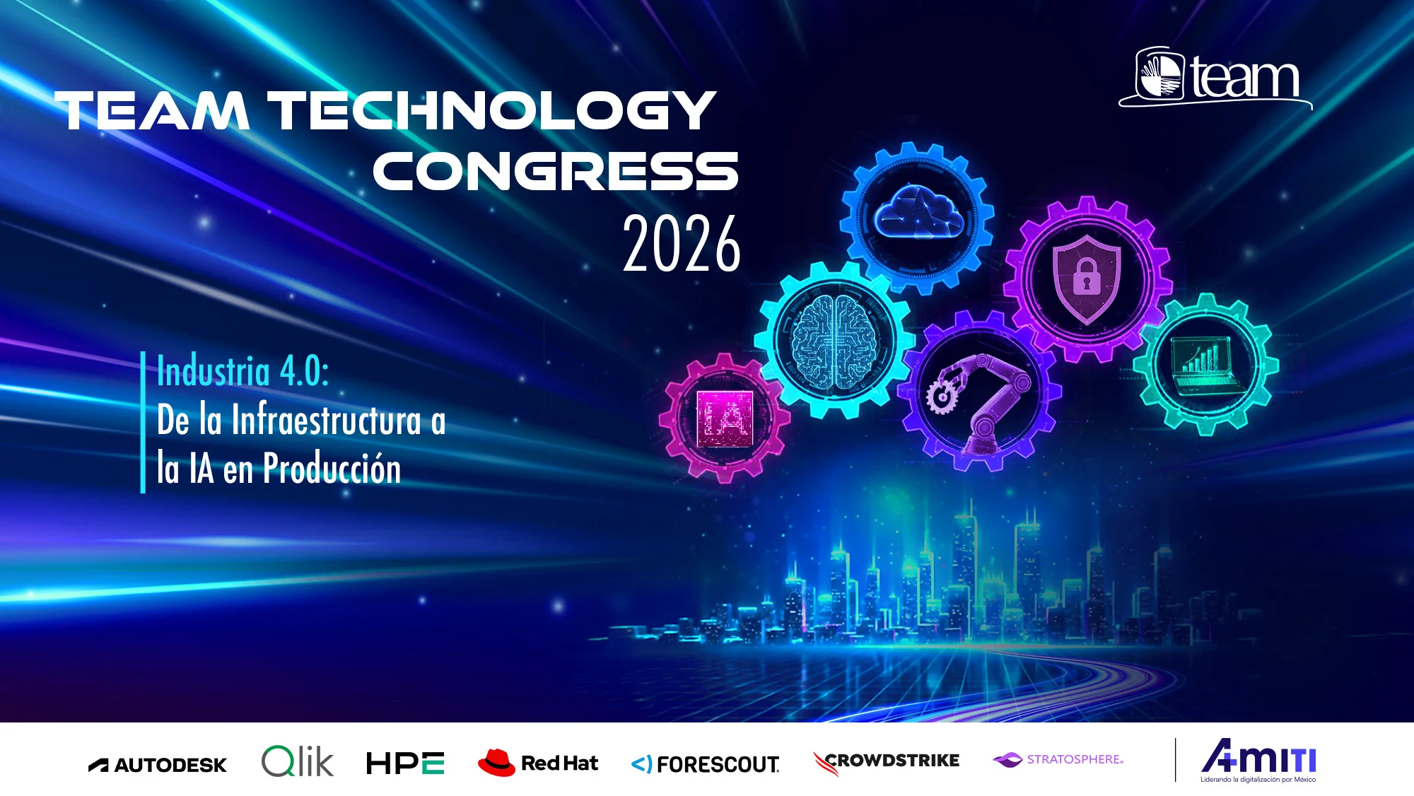 TEAM Technology Congress 2026 - Industria 4.0, Le&oacute;n Guanajuato